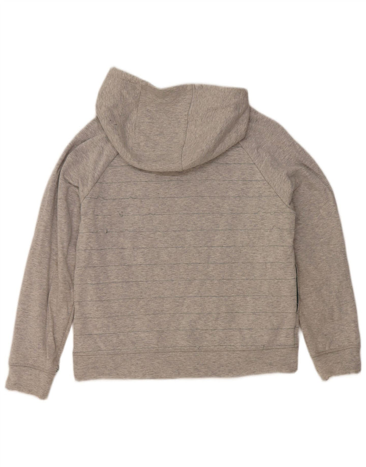 Hurley Womens Oversized Hoodie Jumper UK 10 Small Grey Striped