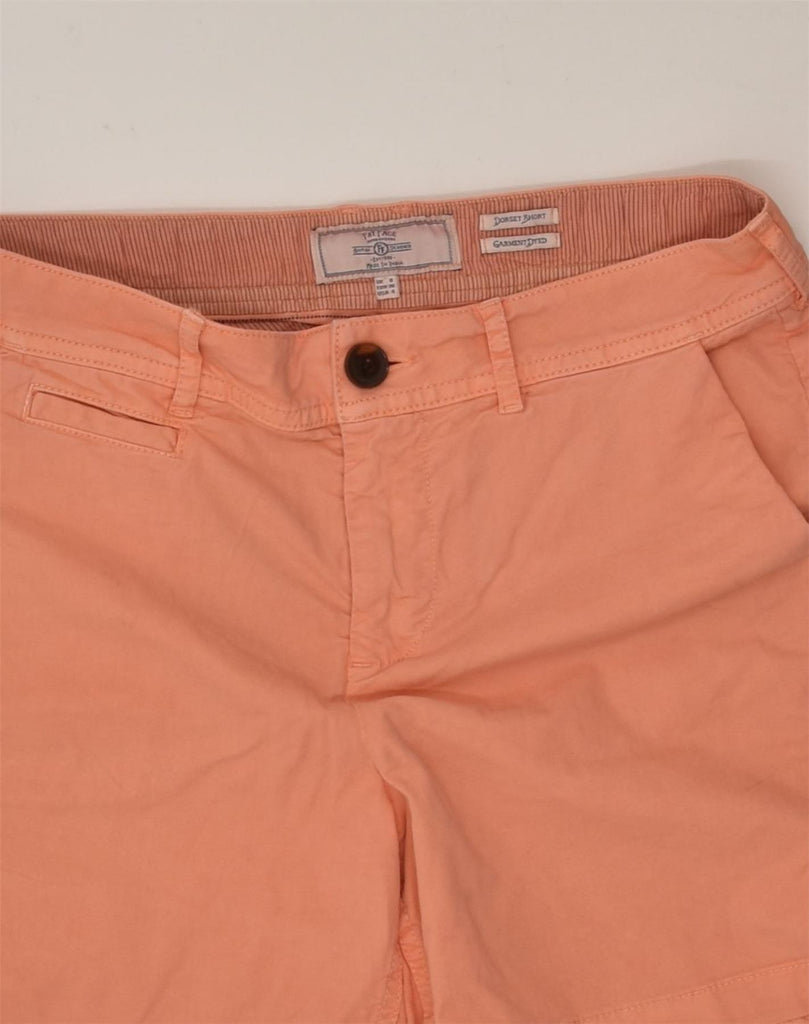 FAT FACE Womens Garment Dyed Chino Shorts UK 8 Small W30  Orange Cotton | Vintage Fat Face | Thrift | Second-Hand Fat Face | Used Clothing | Messina Hembry 