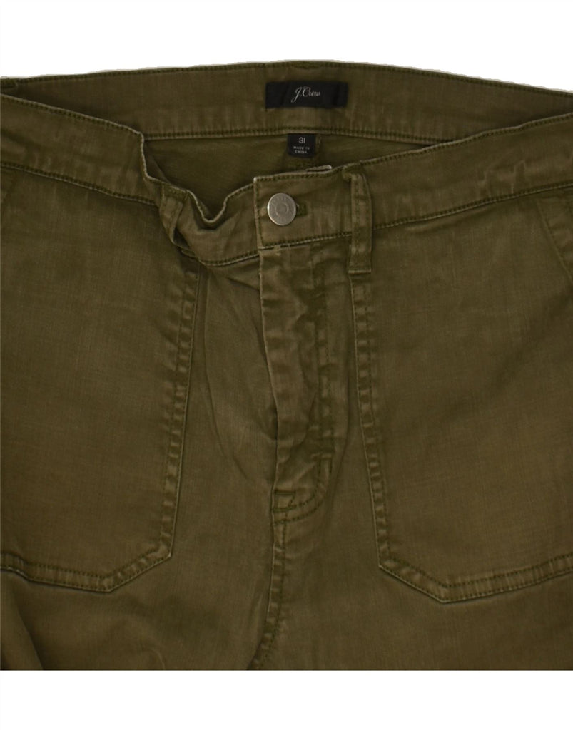 J. CREW Mens Slim Chino Trousers W31 L25 Green Cotton | Vintage J. Crew | Thrift | Second-Hand J. Crew | Used Clothing | Messina Hembry 