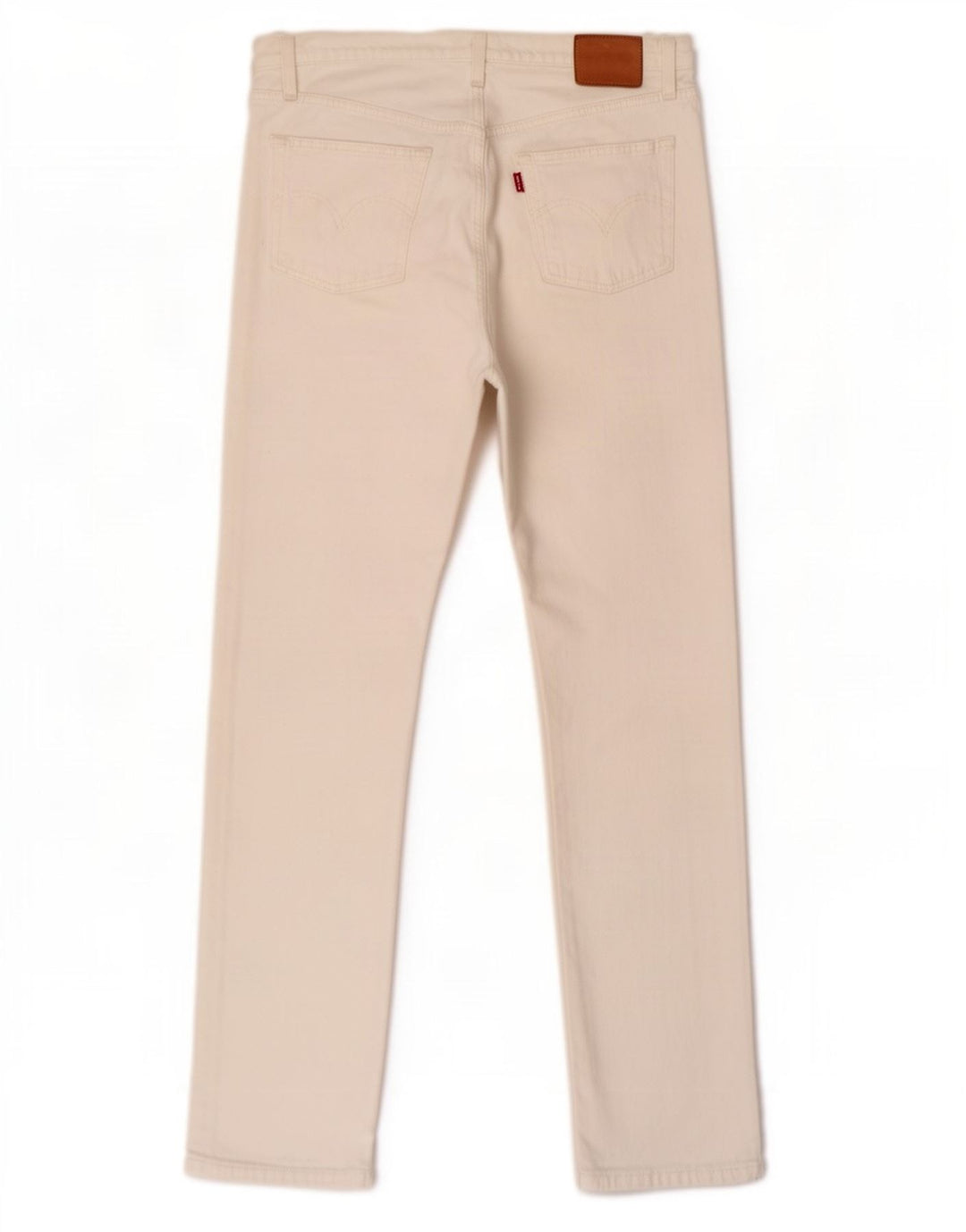 Levi's Mens Straight Jeans W29 L28 White Cotton