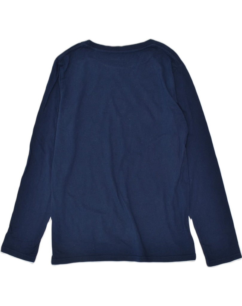 PEPE JEANS Girls Graphic Top Long Sleeve 11-12 Years Navy Blue Cotton | Vintage | Thrift | Second-Hand | Used Clothing | Messina Hembry 