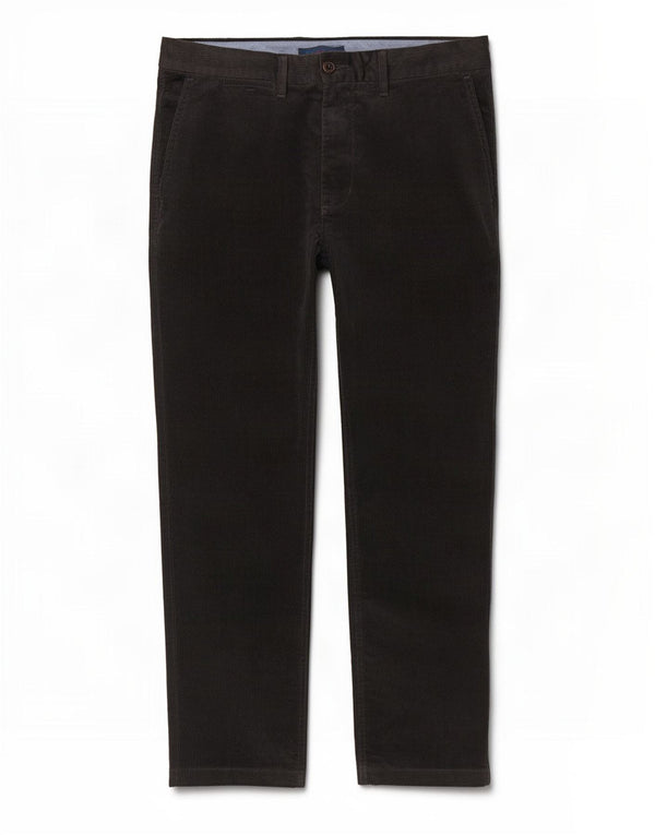 Marks & Spencer Mens Blue Harbour Straight Corduroy Trousers W34 L31 Grey