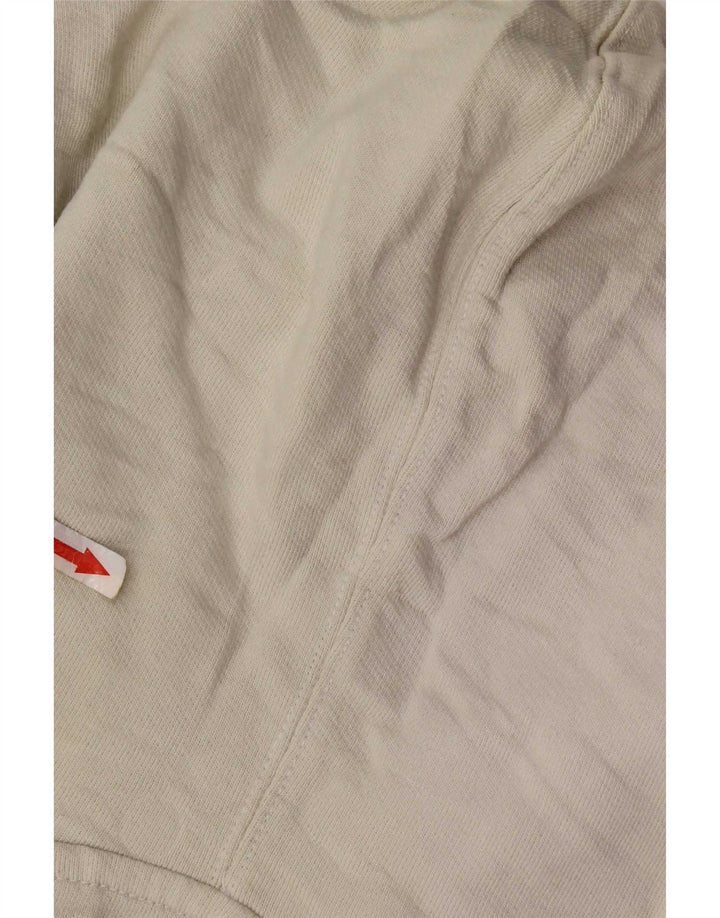 Levi's Mens Graphic Hoodie Jumper Medium White Cotton