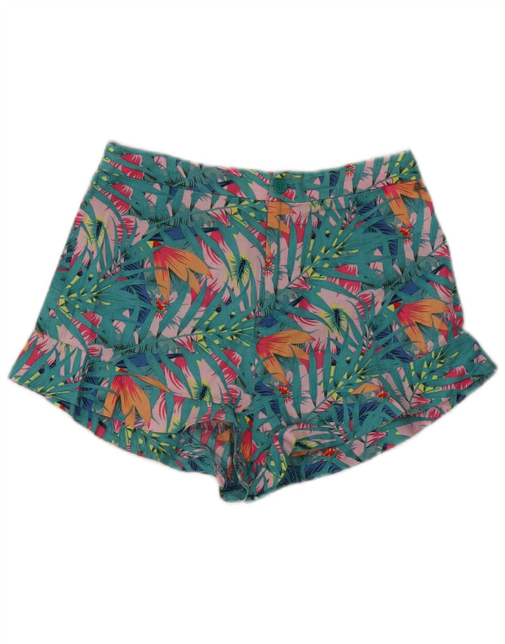 PEPE Jeans Womens Hot Pants Small W27  Multicoloured Floral Cotton