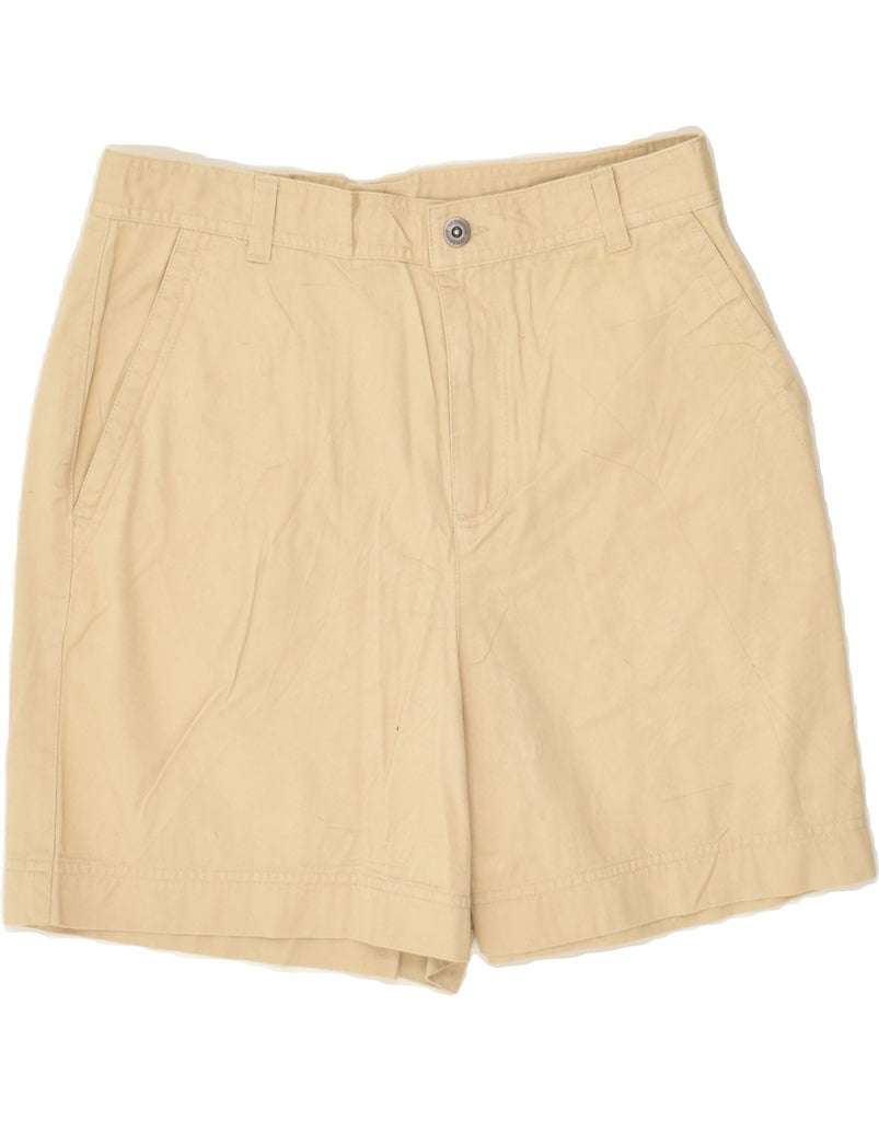 LIZ CLAIBORNE Womens Chino Shorts UK 12 Medium W28 Beige Cotton | Vintage Liz Claiborne | Thrift | Second-Hand Liz Claiborne | Used Clothing | Messina Hembry 