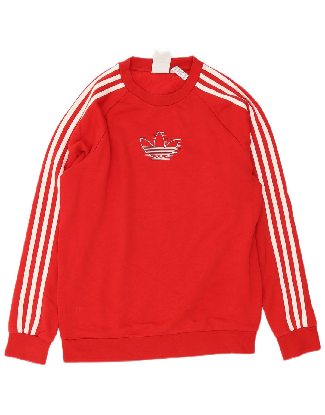Adidas Mens Graphic Sweatshirt Jumper Small Red Cotton