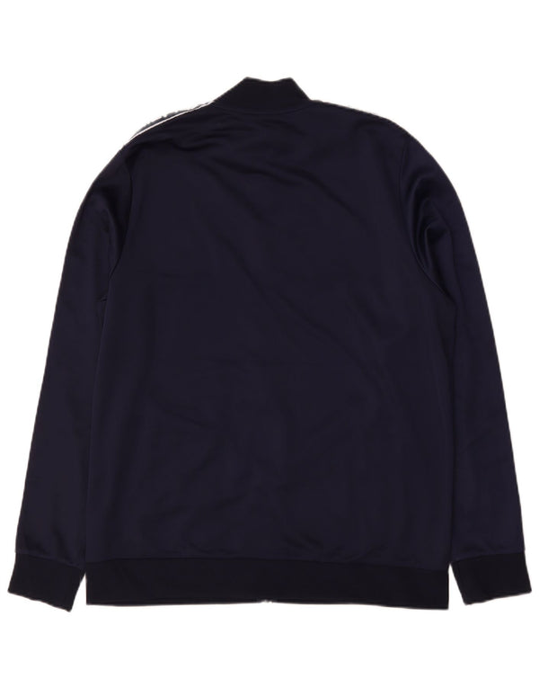Fila Mens Graphic Tracksuit Top Jacket Large Navy Blue Colourblock