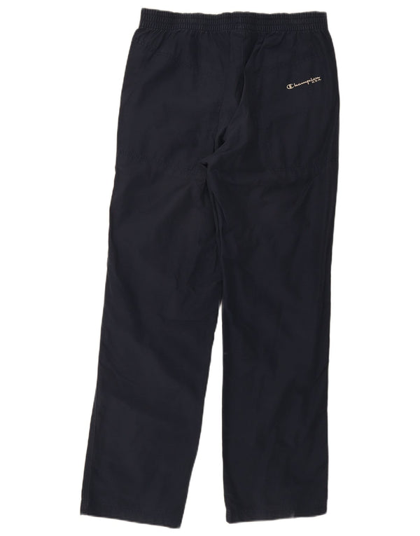 Champion Mens Straight Windbreaker Trousers Medium W34 L30 Navy Blue Sports