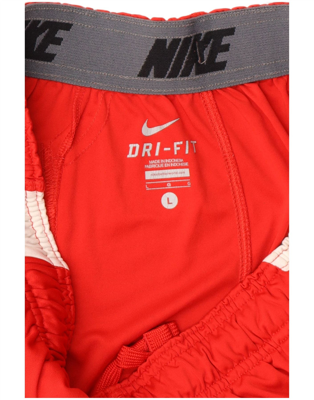 Nike Mens Cincinnati Reds Sport Shorts Large Red Colourblock Polyester