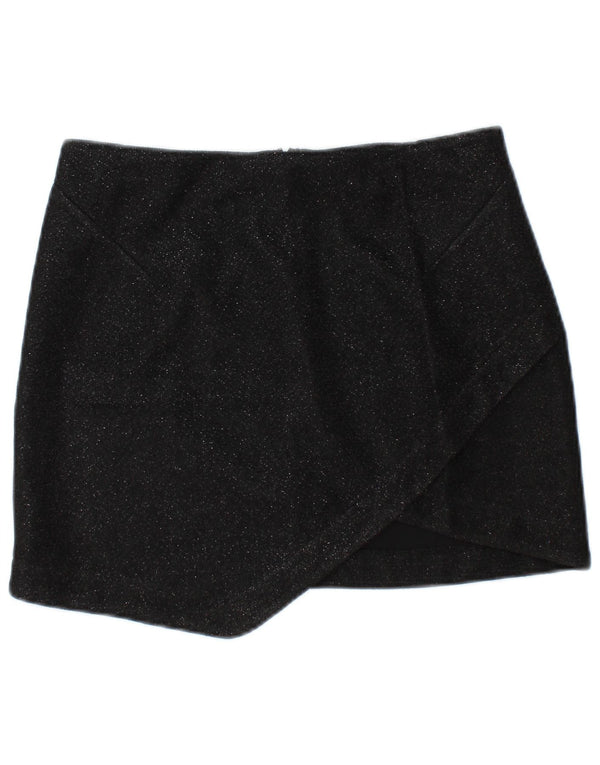 TOPSHOP Womens Mini Skirt UK 10 Small W28  Black Polyester