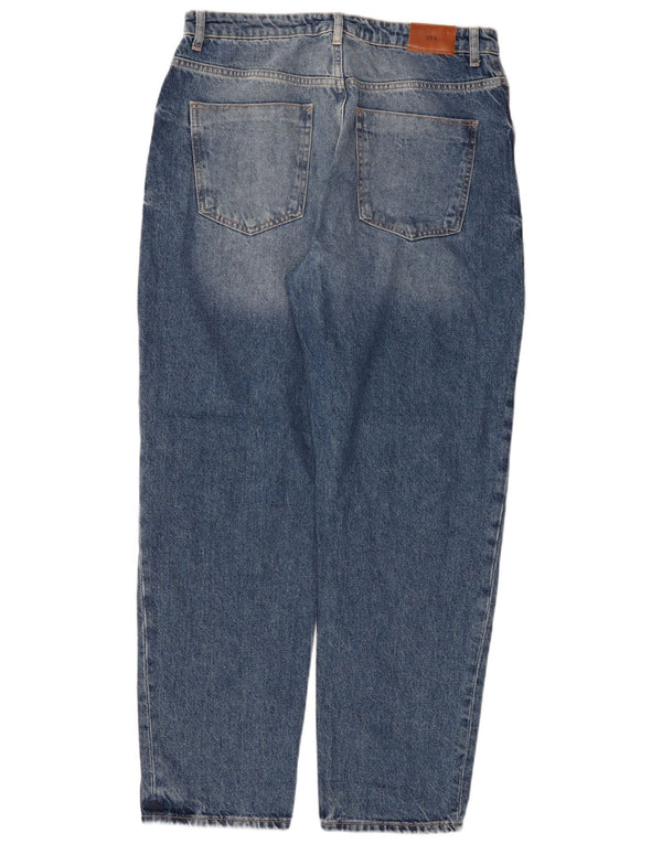 Zara Womens Tapered Jeans EU 42 Large W32 L30 Blue Cotton
