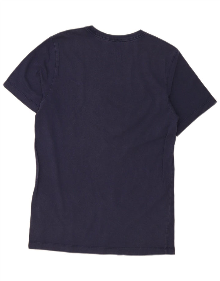 Nike Mens Graphic T-Shirt Top Small Navy Blue Cotton
