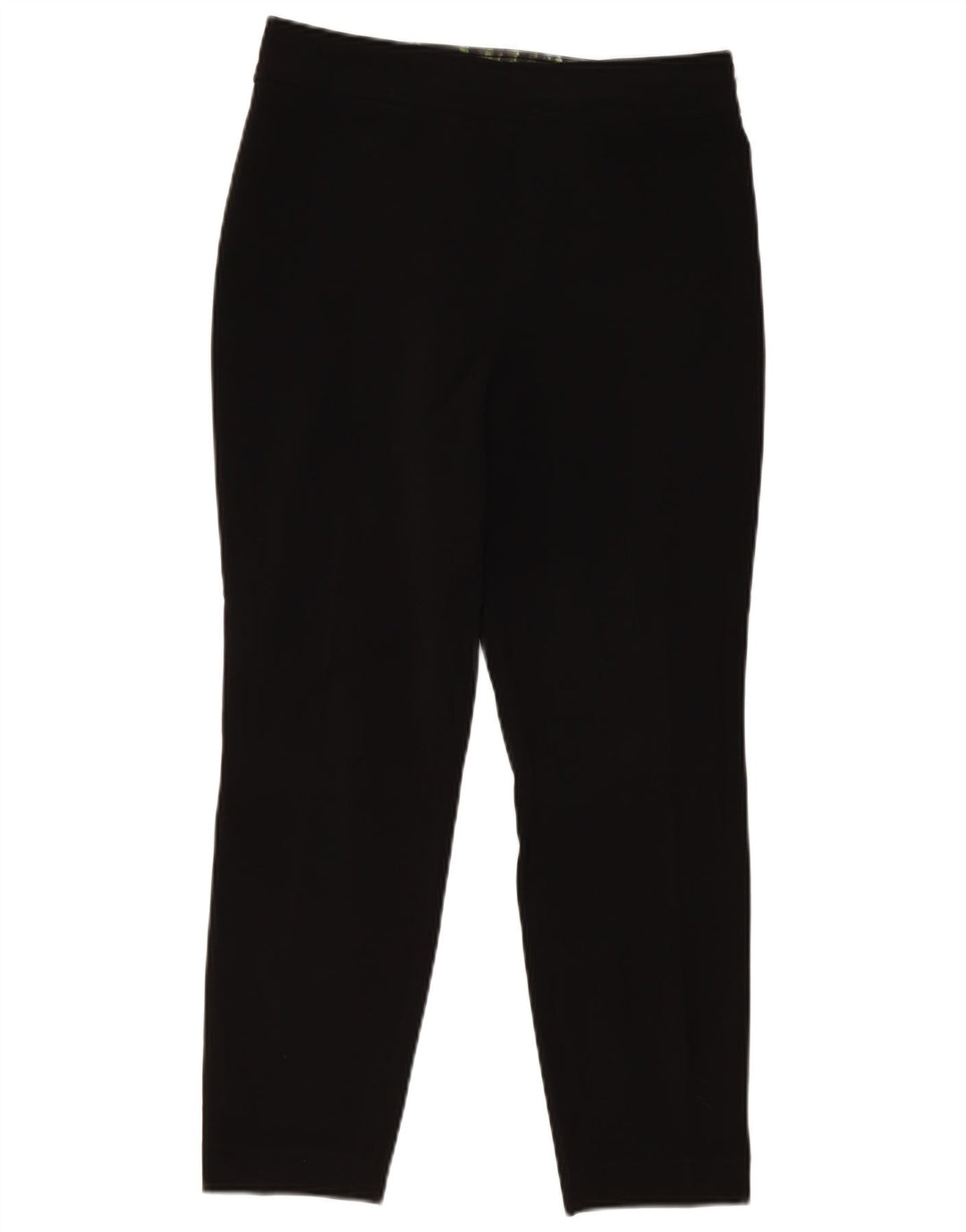 Ted Baker Womens Crop Tapered Suit Trousers Size 2 Small W30 L26 Black