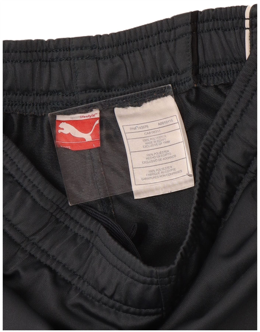 Puma Boys Tracksuit Trousers 13-14 Years Large Grey Polyester