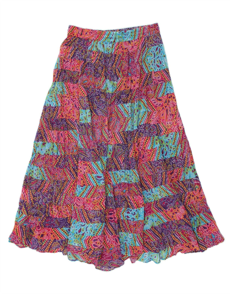 VINTAGE Womens Abstract Pattern Maxi Skirt One Size W30 Multicoloured | Vintage Vintage | Thrift | Second-Hand Vintage | Used Clothing | Messina Hembry 