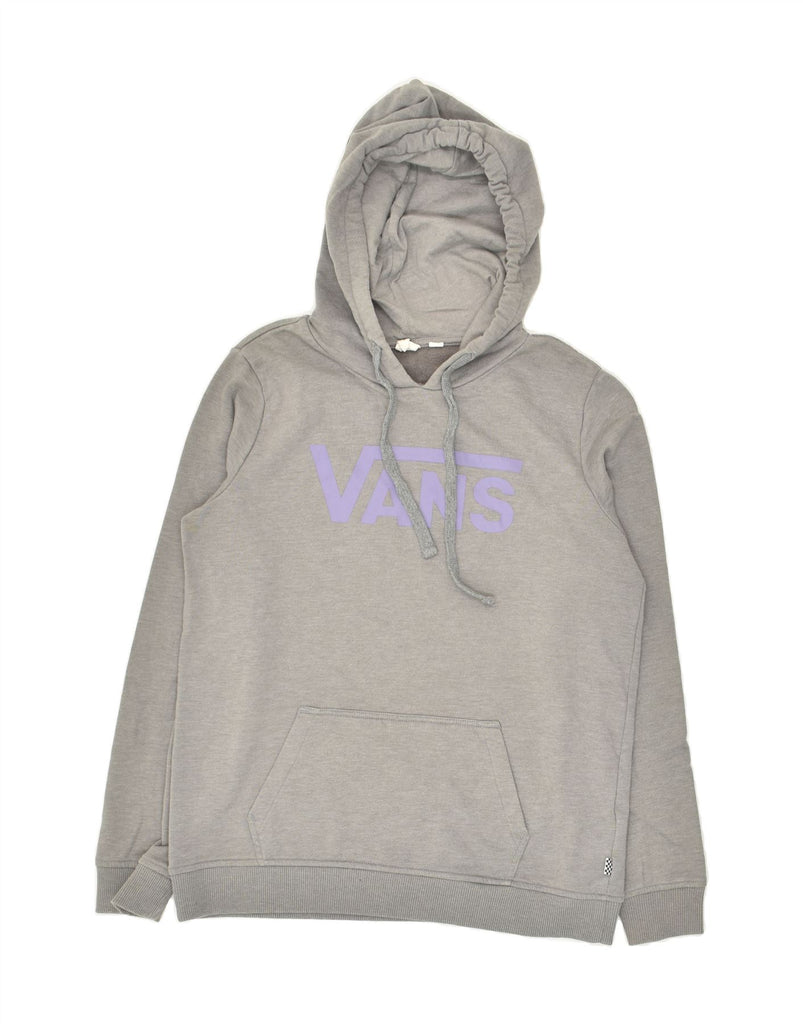 VANS Mens Graphic Hoodie Jumper Medium Grey Cotton | Vintage Vans | Thrift | Second-Hand Vans | Used Clothing | Messina Hembry 