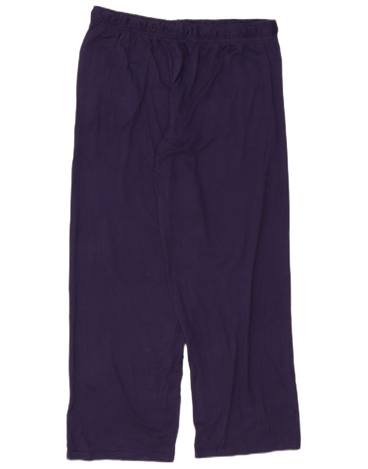 Dkny Womens Tracksuit Trousers UK 12 Medium  Navy Blue Polyester