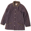 Husky Womens Quilted Jacket UK 16 Large Navy Blue Polyamide