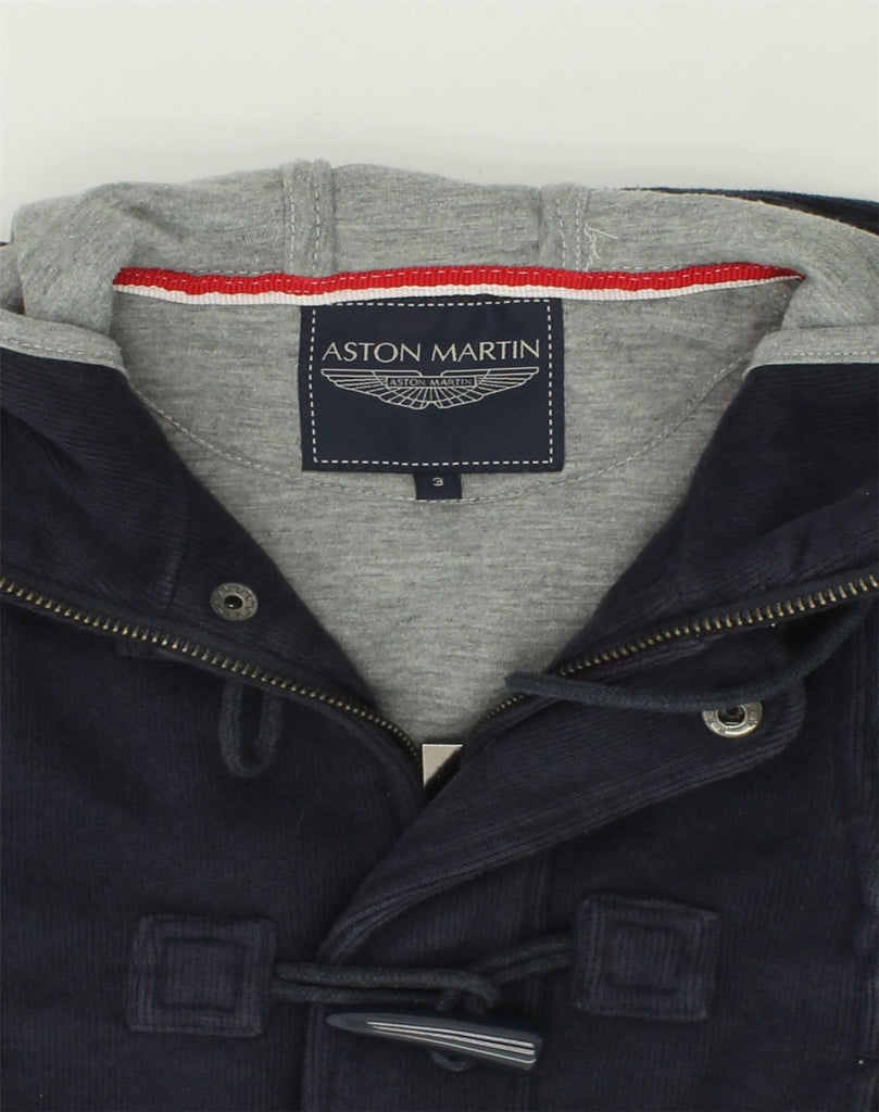 ASTON MARTIN Boys Zip Hoodie Sweater 2-3 Years Navy Blue Cotton | Vintage Aston Martin | Thrift | Second-Hand Aston Martin | Used Clothing | Messina Hembry 