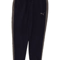 PUMA Mens Tracksuit Trousers Large Navy Blue Colourblock