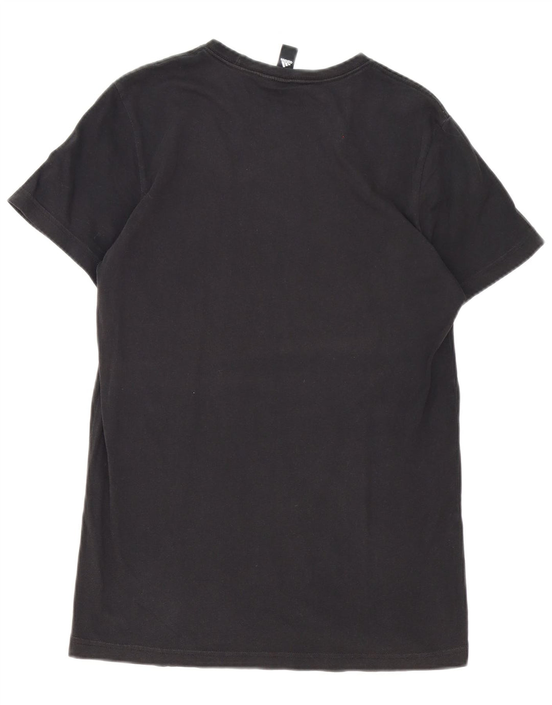 Adidas Mens Graphic T-Shirt Top Medium Black Cotton