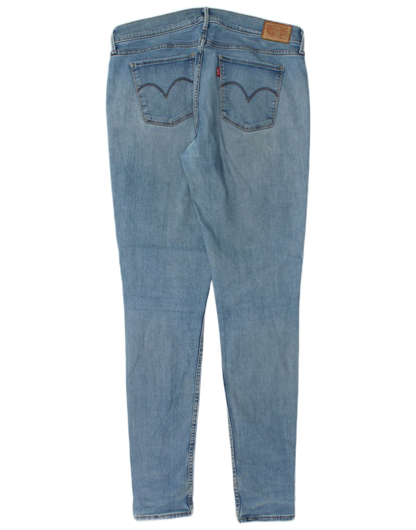 LEVI'S Womens 710 Super Skinny Jeans W32 L34 Blue Cotton