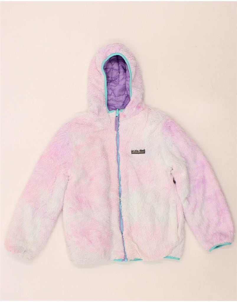 EDDIE BAUER Girls Hooded Padded Jacket 10-11 Years Medium Purple Vintage Eddie Bauer and Second-Hand Eddie Bauer from Messina Hembry 