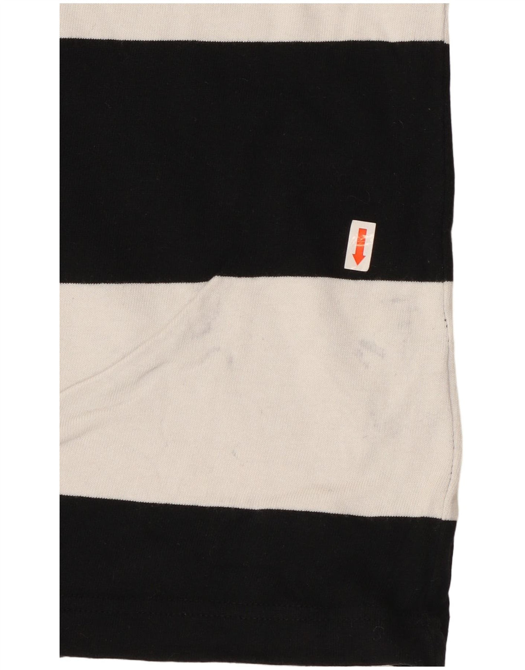 CALVIN KLEIN JEANS Mens T-Shirt Top Small Black Striped