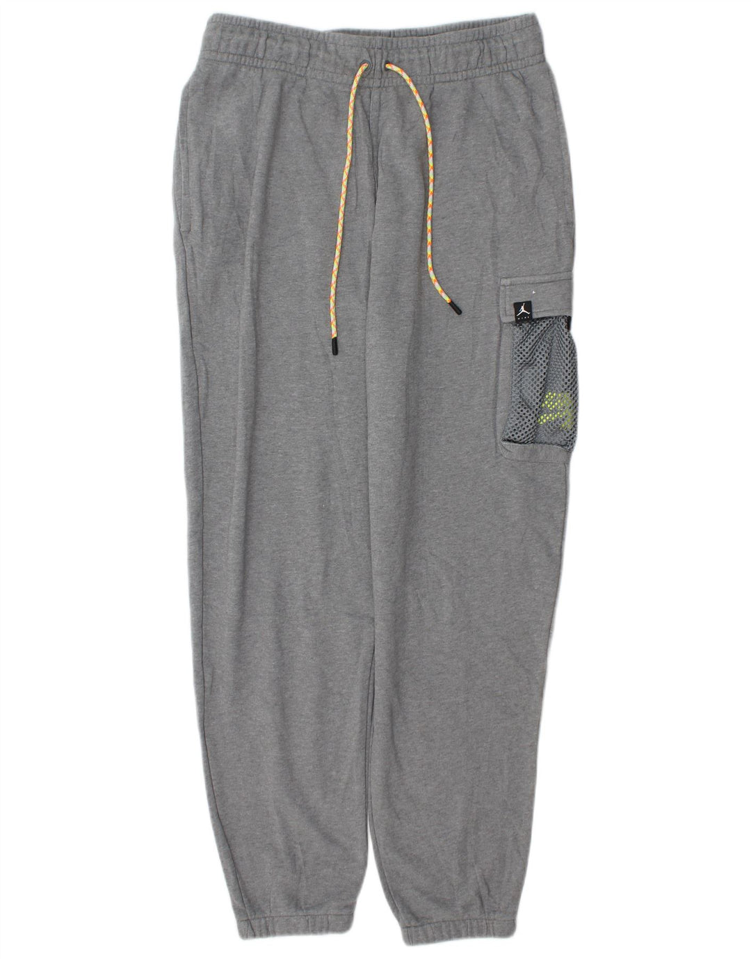 Jordan Mens Graphic Cargo Tracksuit Trousers Joggers Large  Grey Cotton