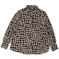 MARKS & SPENCER Womens Shirt Blouse UK 14 Large Black Houndstooth