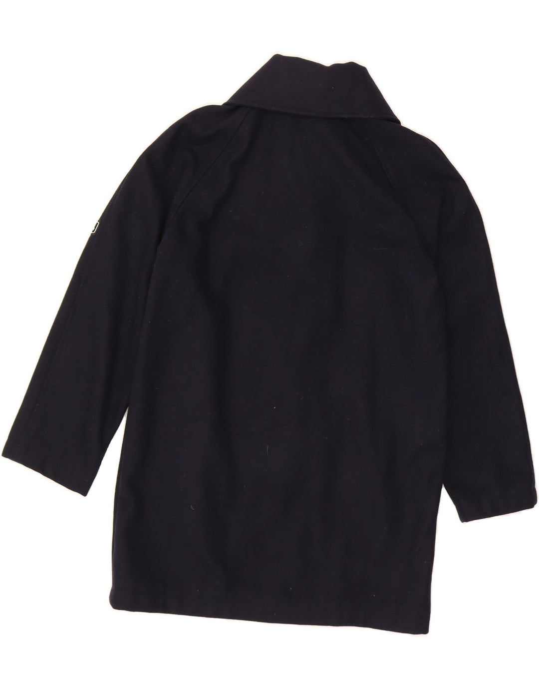 MARINA YACHTING Mens Overcoat  IT 44 XS Navy Blue Wool Vintage Marina Yachting and Second-Hand Marina Yachting from Messina Hembry 