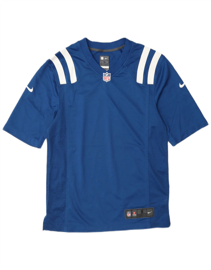 Nike Mens Graphic T-Shirt Top Small Blue Polyester