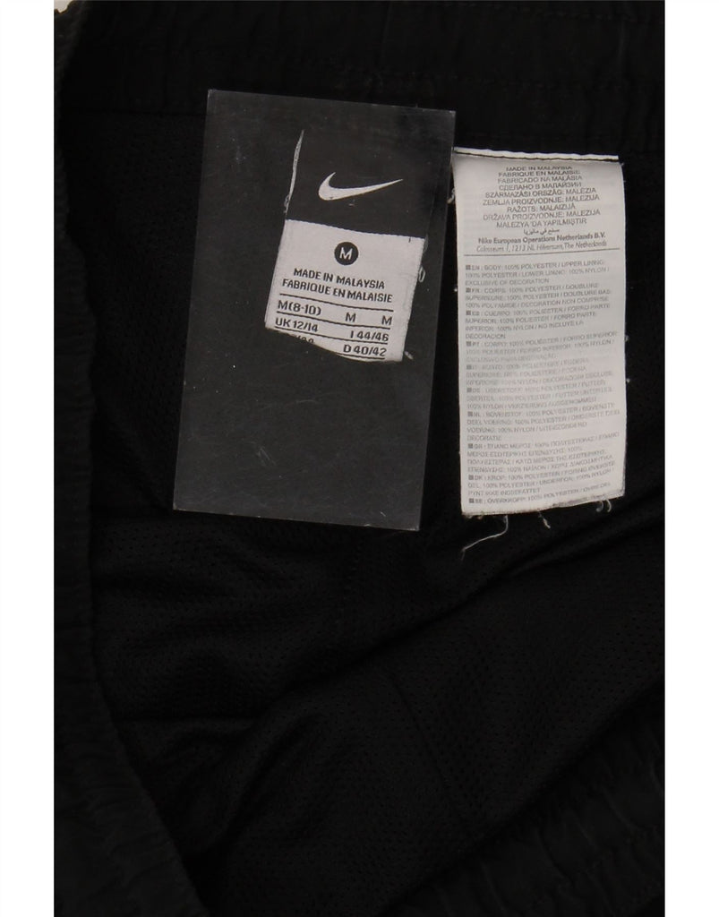 NIKE Womens Tracksuit Trousers UK 12/14 Medium  Black Polyester Vintage Nike and Second-Hand Nike from Messina Hembry 