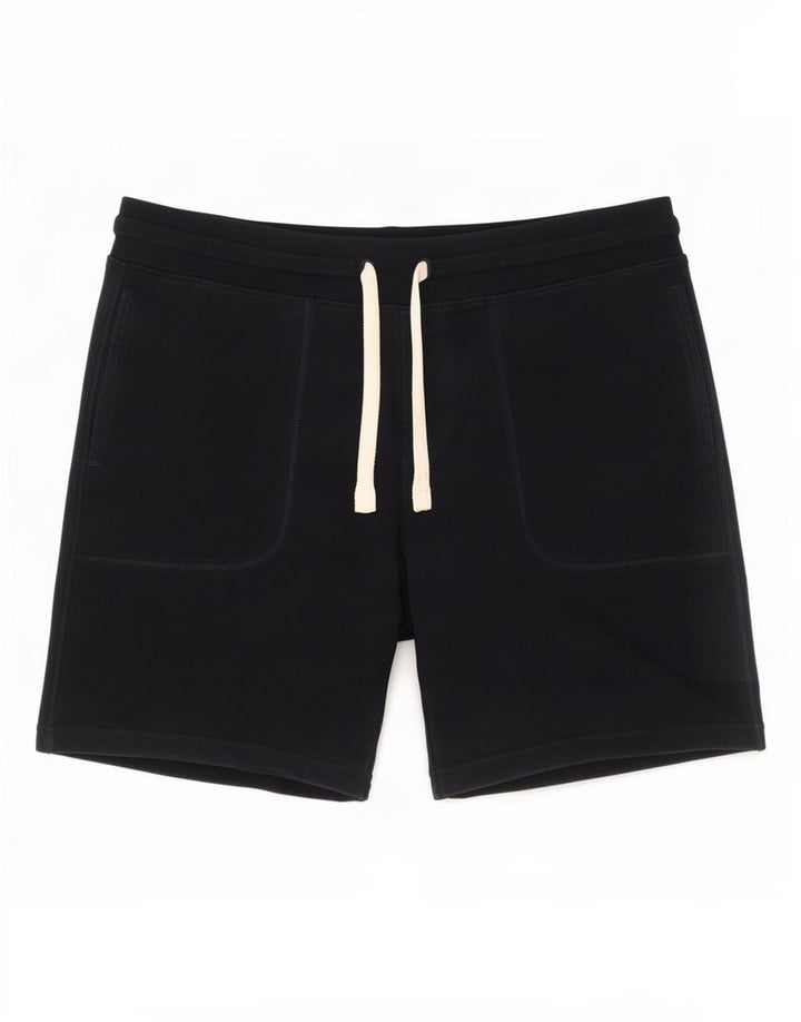 Marks & Spencer Mens Sport Shorts Medium Navy Blue Cotton