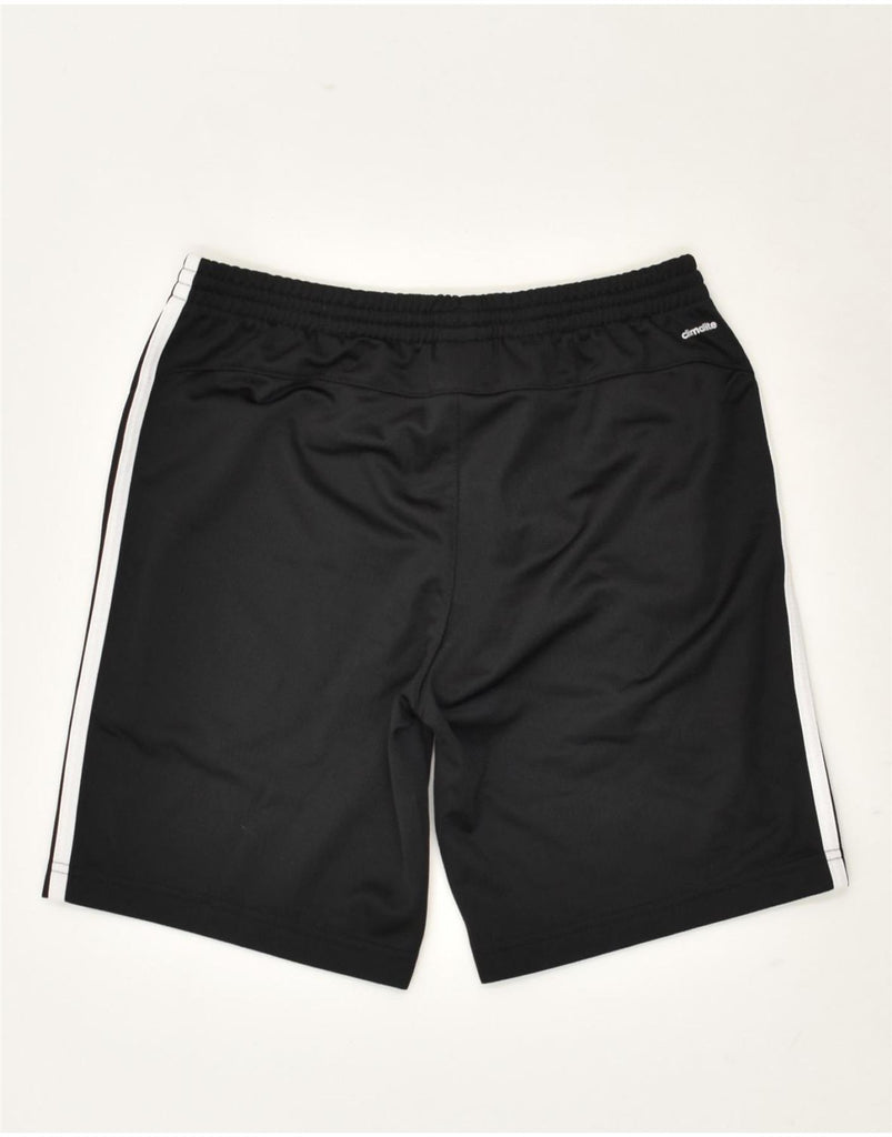 ADIDAS Boys Climalite Sport Shorts 11-12 Years Black Polyester | Vintage Adidas | Thrift | Second-Hand Adidas | Used Clothing | Messina Hembry 