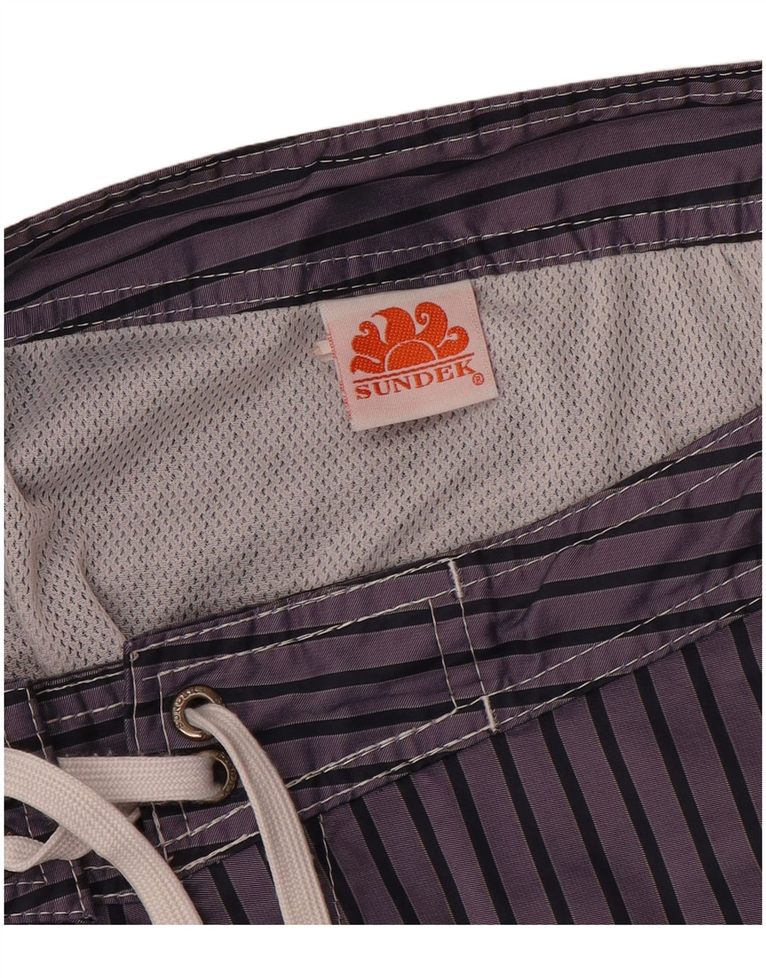 SUNDEK Mens Swimming Shorts Medium  Navy Blue Colourblock