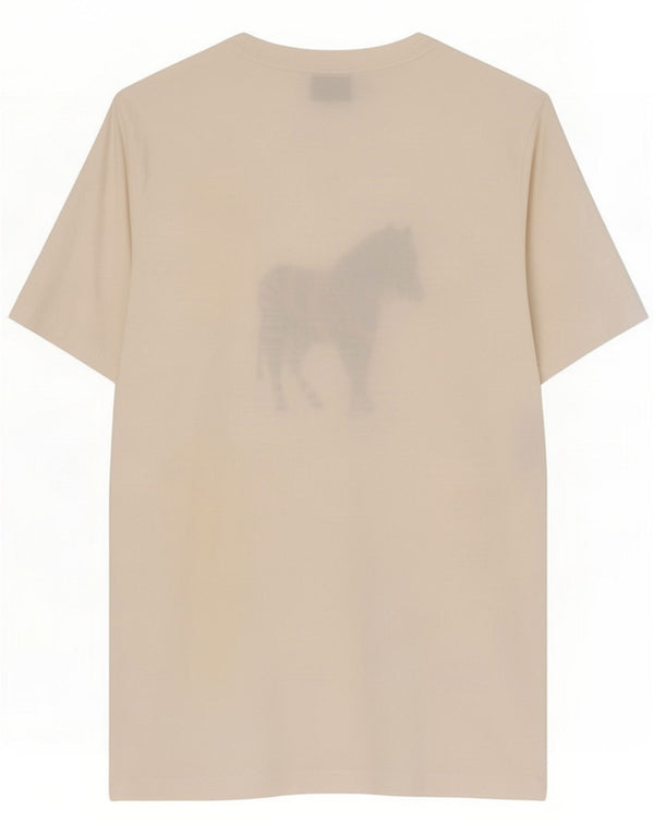 Paul Smith Mens Graphic T-Shirt Top Small White Cotton