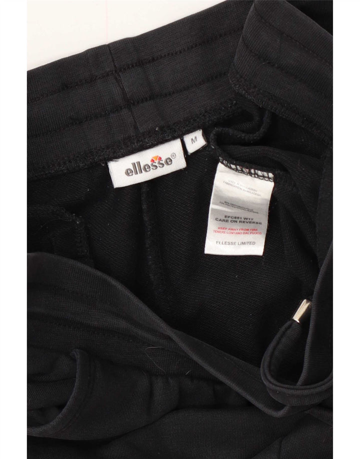 Ellesse Womens Tracksuit Trousers UK 14 Medium Grey Cotton
