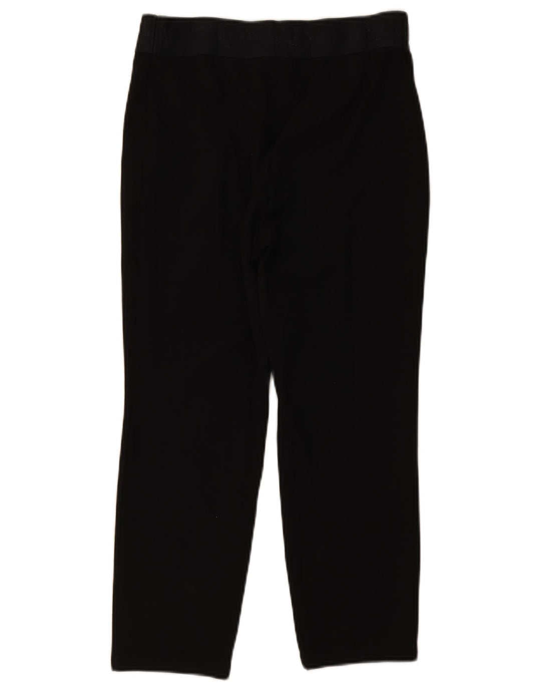 Dkny Womens Graphic Cropped Trousers Large W32 L24 Black Rayon