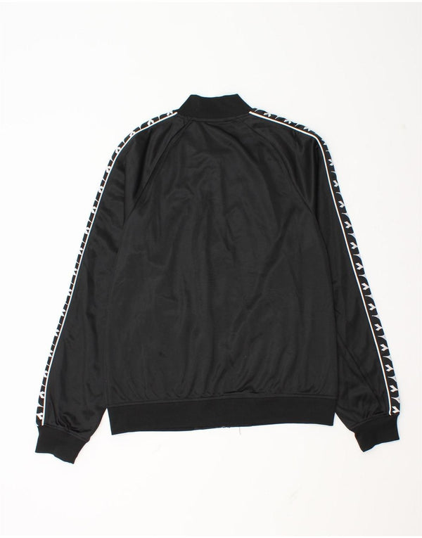 Diadora Mens Graphic Tracksuit Top Jacket Small Black