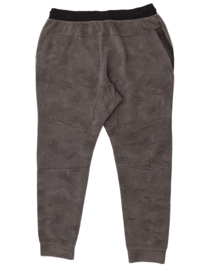 Nike Mens Tracksuit Trousers Joggers Large Grey Cotton