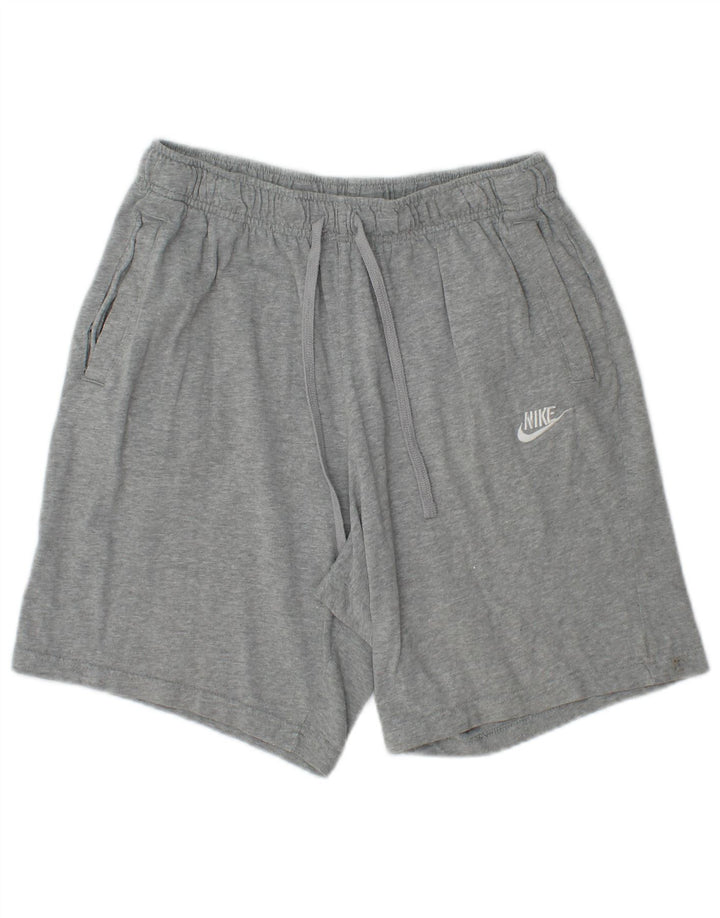 NIKE Mens Sport Shorts Medium Grey Cotton