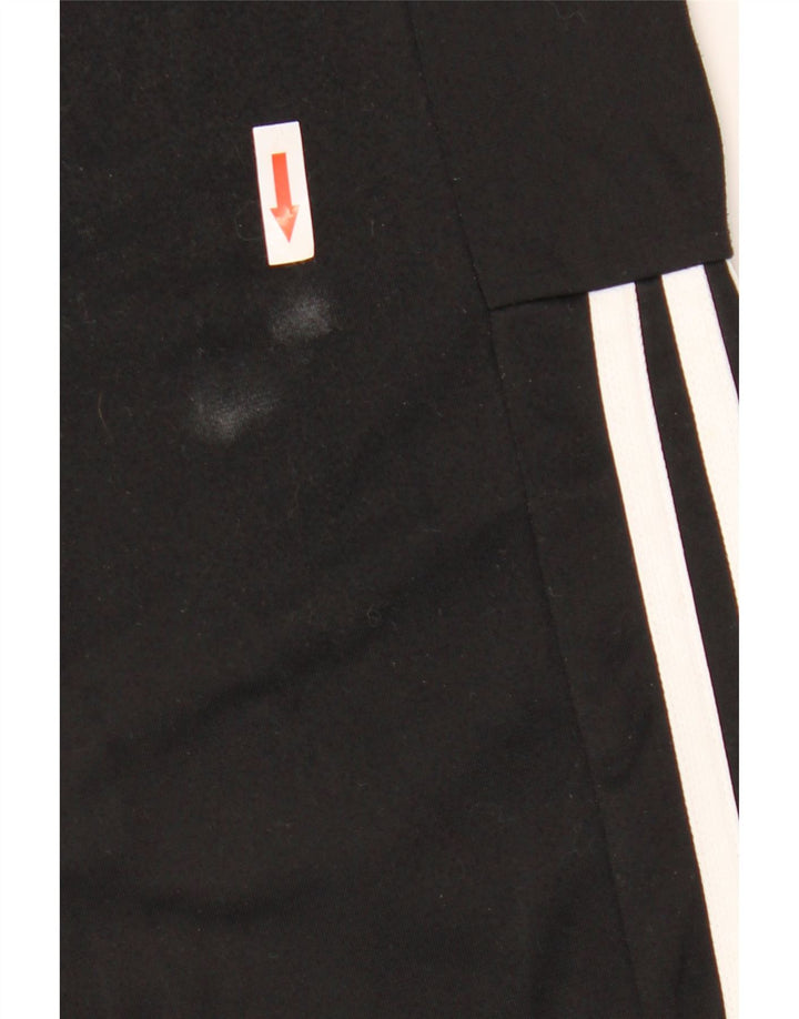Adidas Boys Tracksuit Trousers Joggers 11-12 Years  Black Polyester
