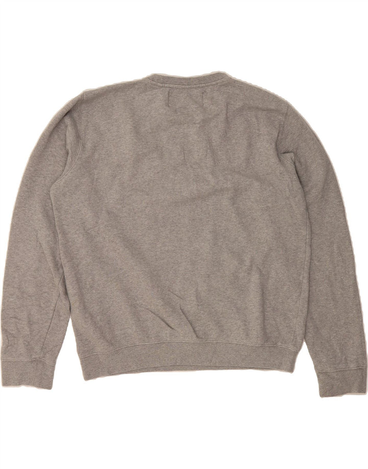 REPLAY Womens Oversized Graphic Sweatshirt Jumper UK 18 XL Grey Cotton Vintage Replay and Second-Hand Replay from Messina Hembry 