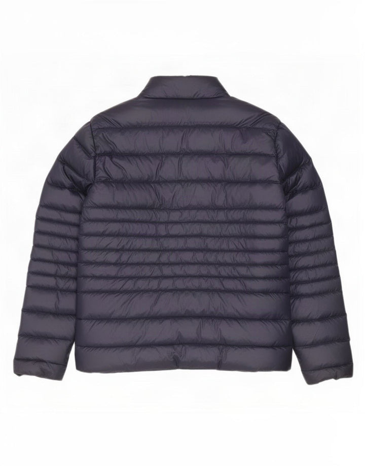 Crew Clothing Womens Padded Jacket UK 16 Large Navy Blue Nylon