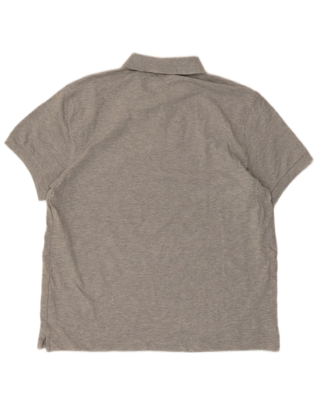 J. Crew Mens Polo Shirt XL Grey Flecked Cotton
