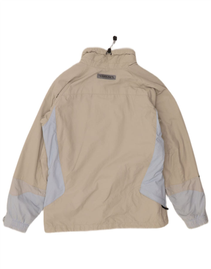 Columbia Mens Windbreaker Jacket UK 36 Small Beige Colourblock Polyamide