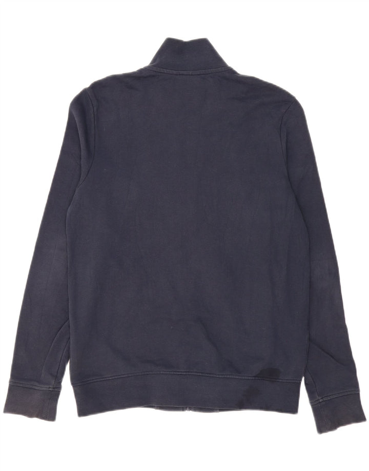 Ellesse Mens Tracksuit Top Jacket Small Navy Blue Colourblock Cotton