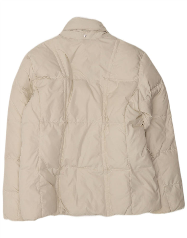 Invicta Womens Padded Jacket UK 16 Large Off White Polyester