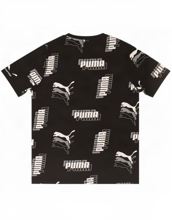 Puma Mens Graphic T-Shirt Top Small Black